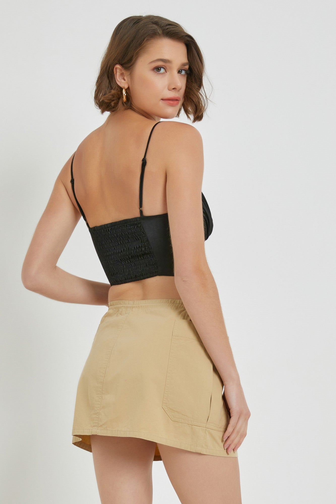 Corset Bustier Satin Top