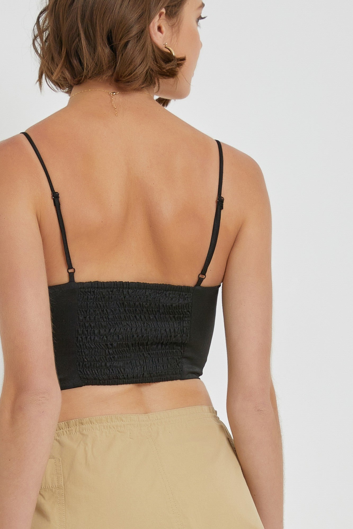Corset Bustier Satin Top